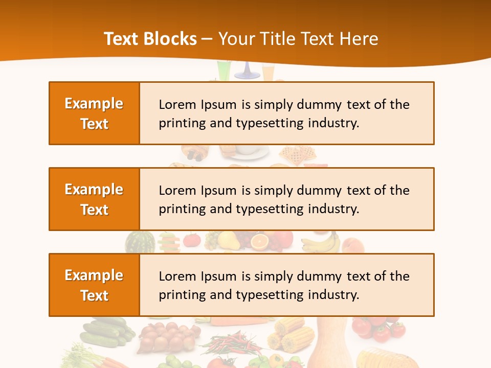 Eat Tomato Beef PowerPoint Template