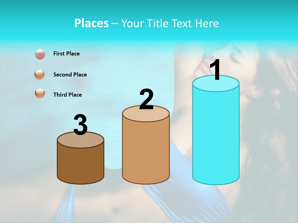 Hair Pool Lie PowerPoint Template