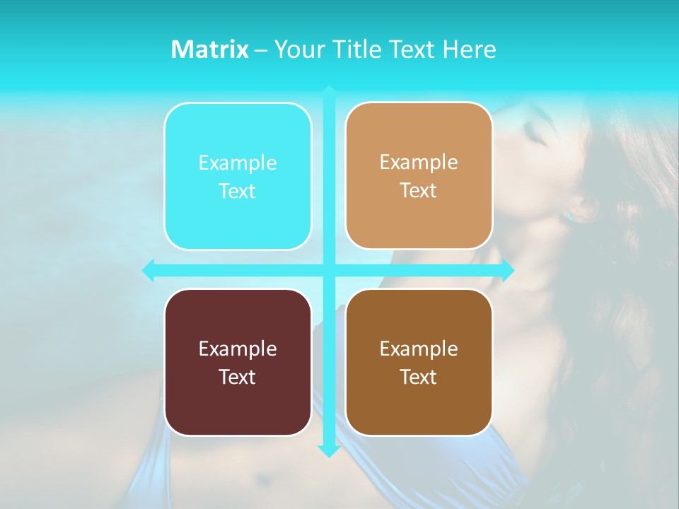 Hair Pool Lie PowerPoint Template