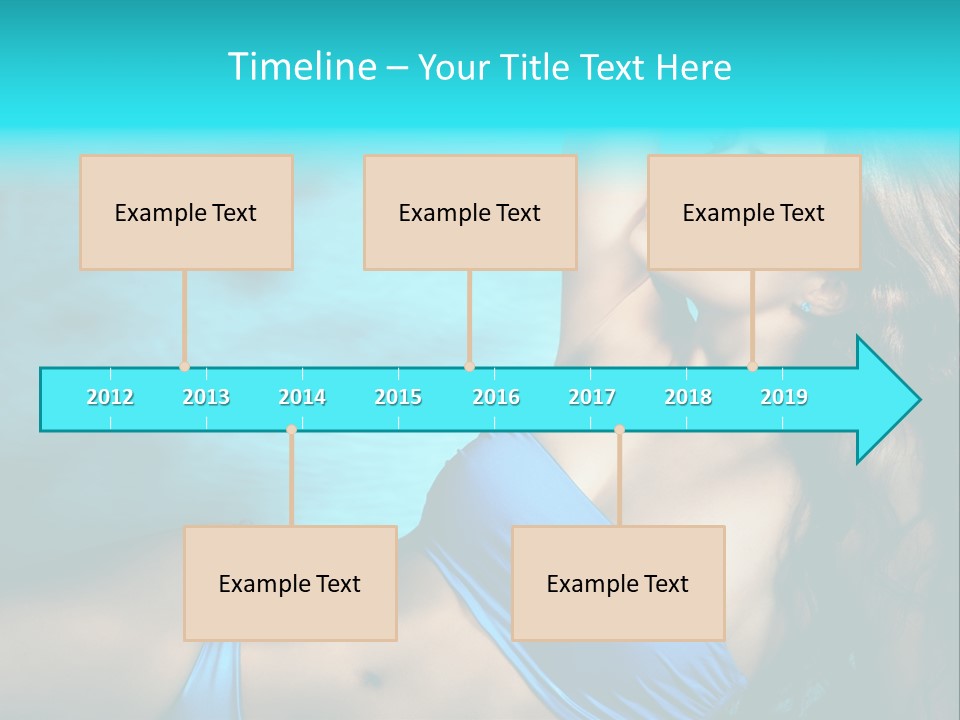 Hair Pool Lie PowerPoint Template