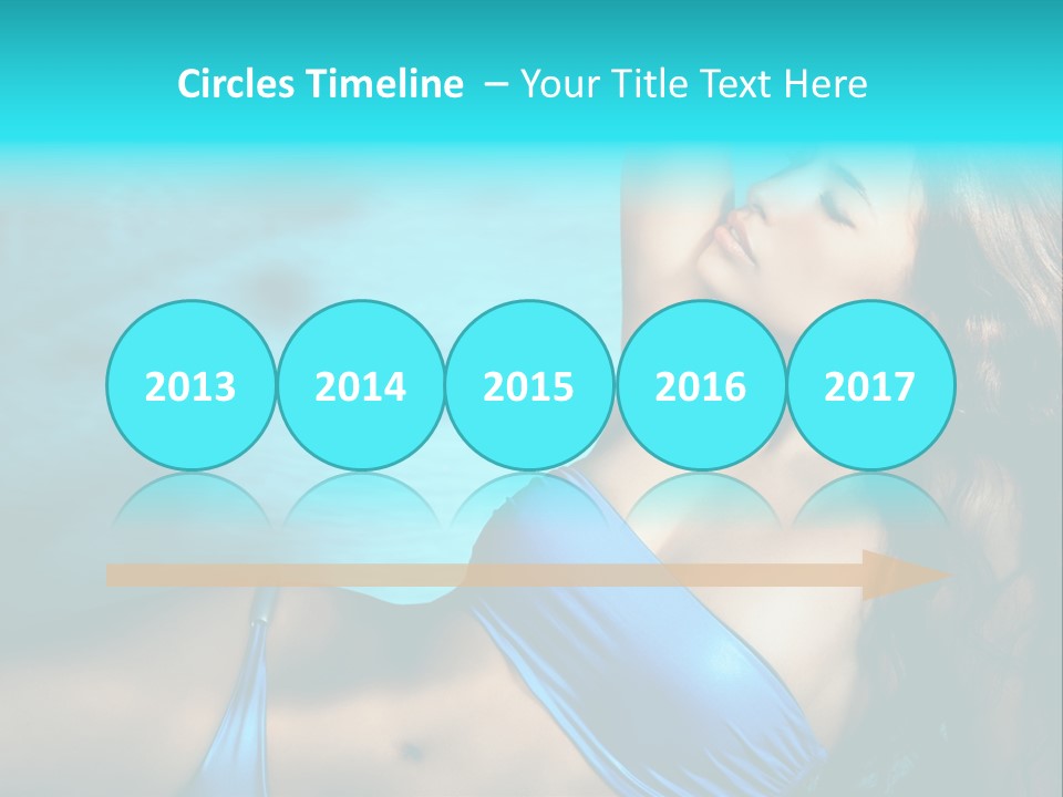 Hair Pool Lie PowerPoint Template