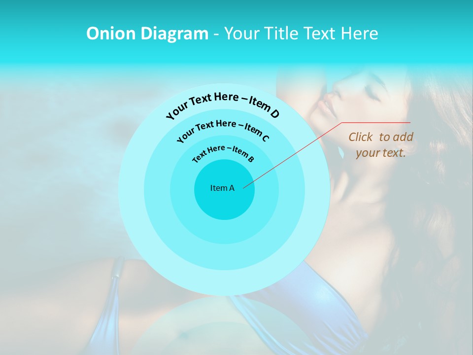 Hair Pool Lie PowerPoint Template