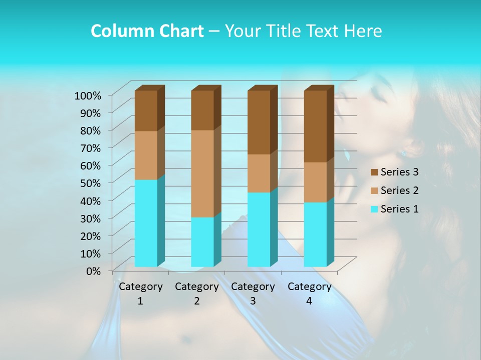 Hair Pool Lie PowerPoint Template