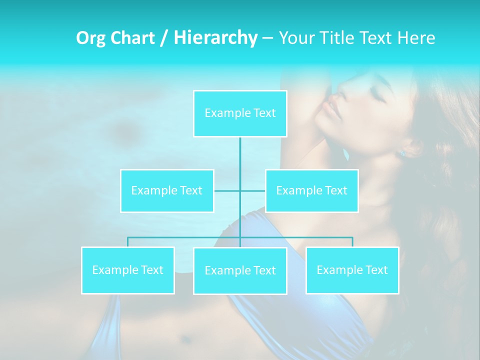 Hair Pool Lie PowerPoint Template