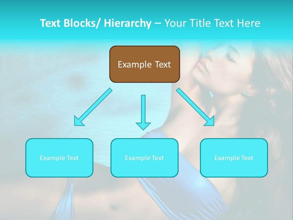 Hair Pool Lie PowerPoint Template