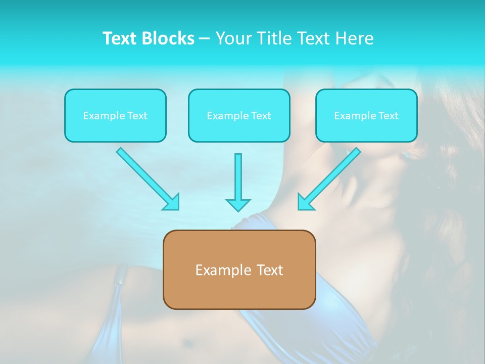 Hair Pool Lie PowerPoint Template