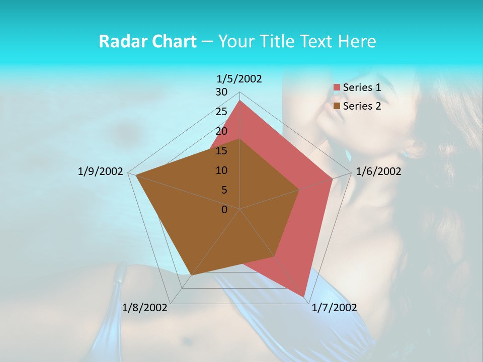 Hair Pool Lie PowerPoint Template