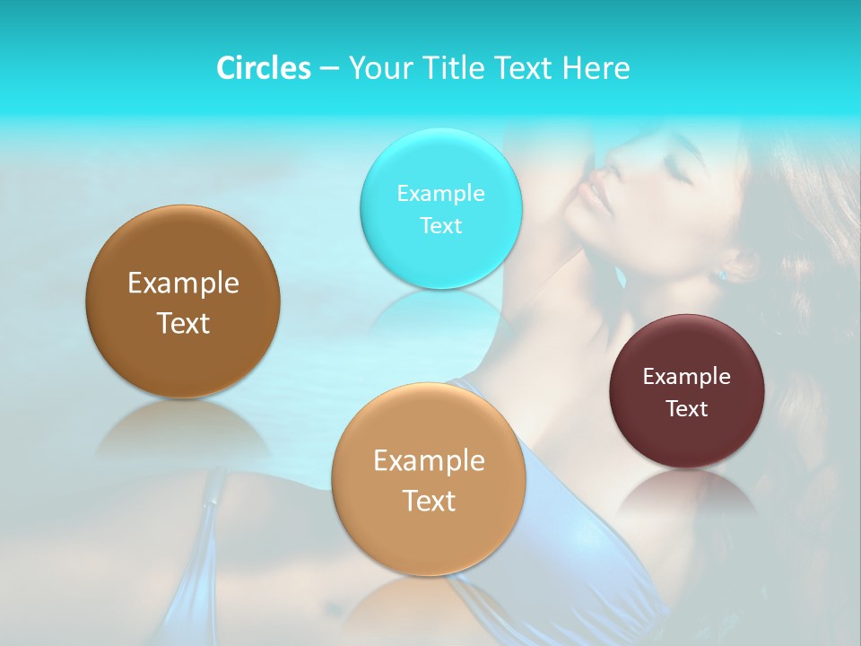 Hair Pool Lie PowerPoint Template