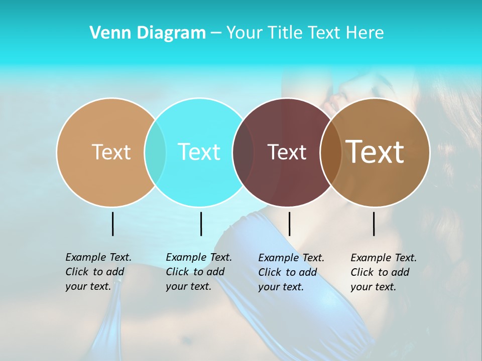 Hair Pool Lie PowerPoint Template