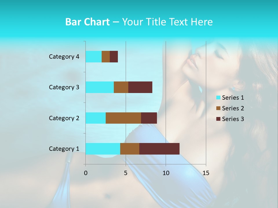 Hair Pool Lie PowerPoint Template