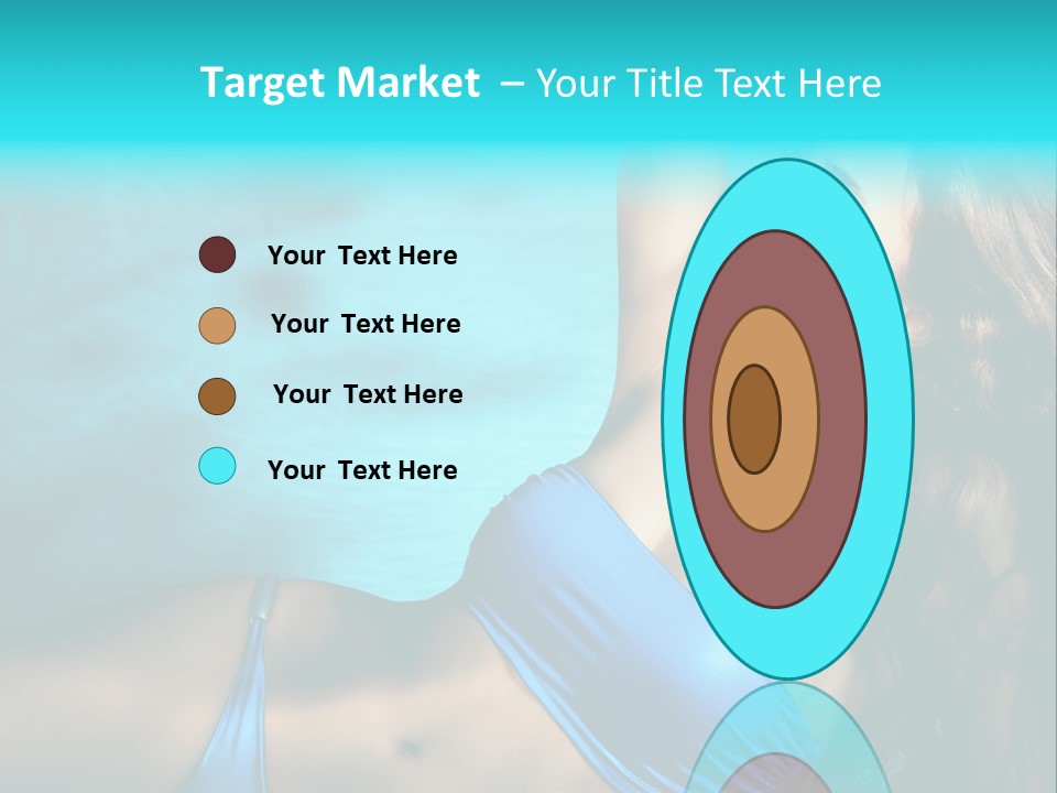 Hair Pool Lie PowerPoint Template