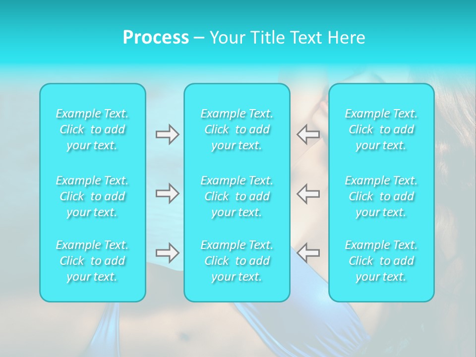 Hair Pool Lie PowerPoint Template