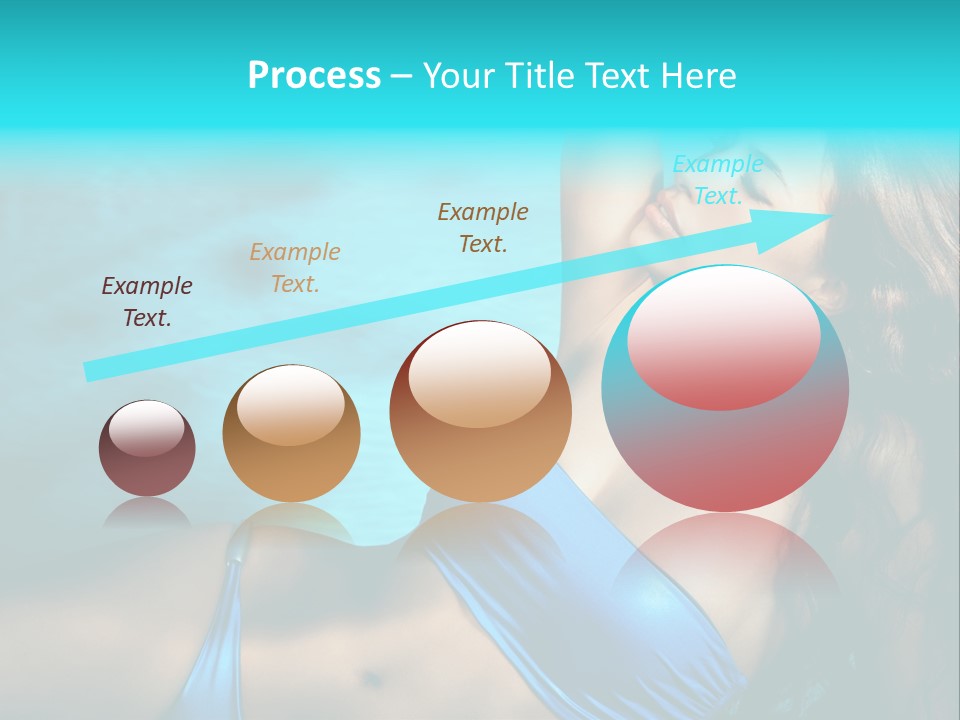 Hair Pool Lie PowerPoint Template