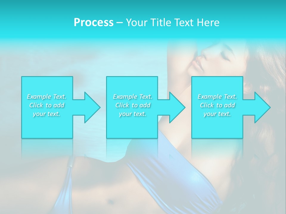 Hair Pool Lie PowerPoint Template