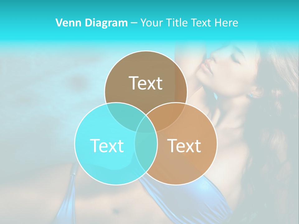 Hair Pool Lie PowerPoint Template