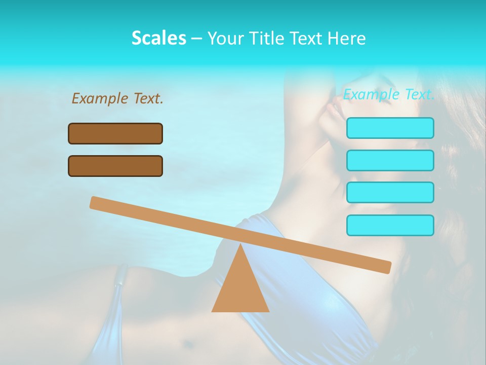 Hair Pool Lie PowerPoint Template