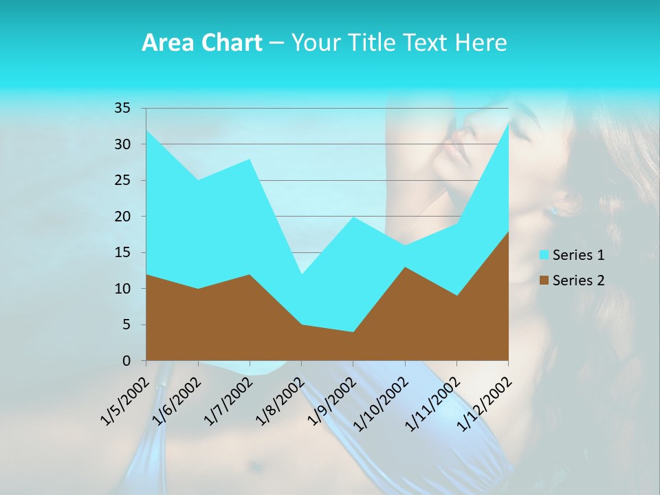 Hair Pool Lie PowerPoint Template