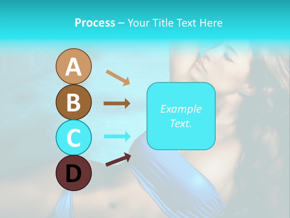 Hair Pool Lie PowerPoint Template