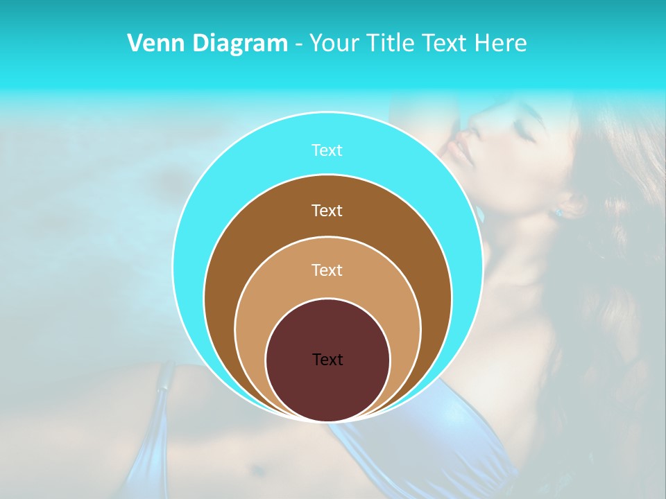 Hair Pool Lie PowerPoint Template