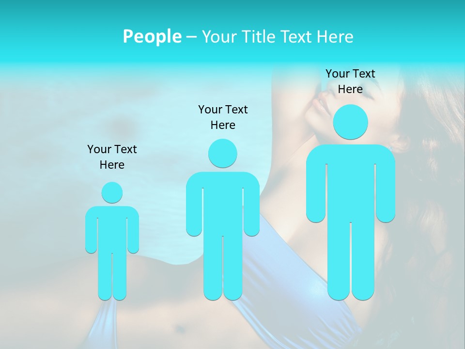 Hair Pool Lie PowerPoint Template