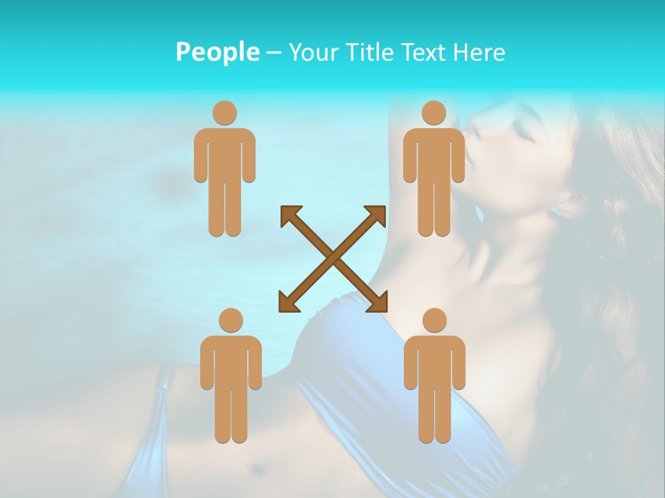 Hair Pool Lie PowerPoint Template