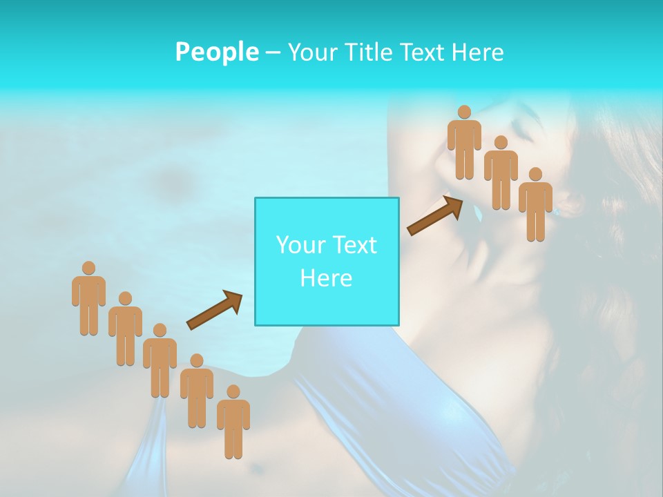 Hair Pool Lie PowerPoint Template