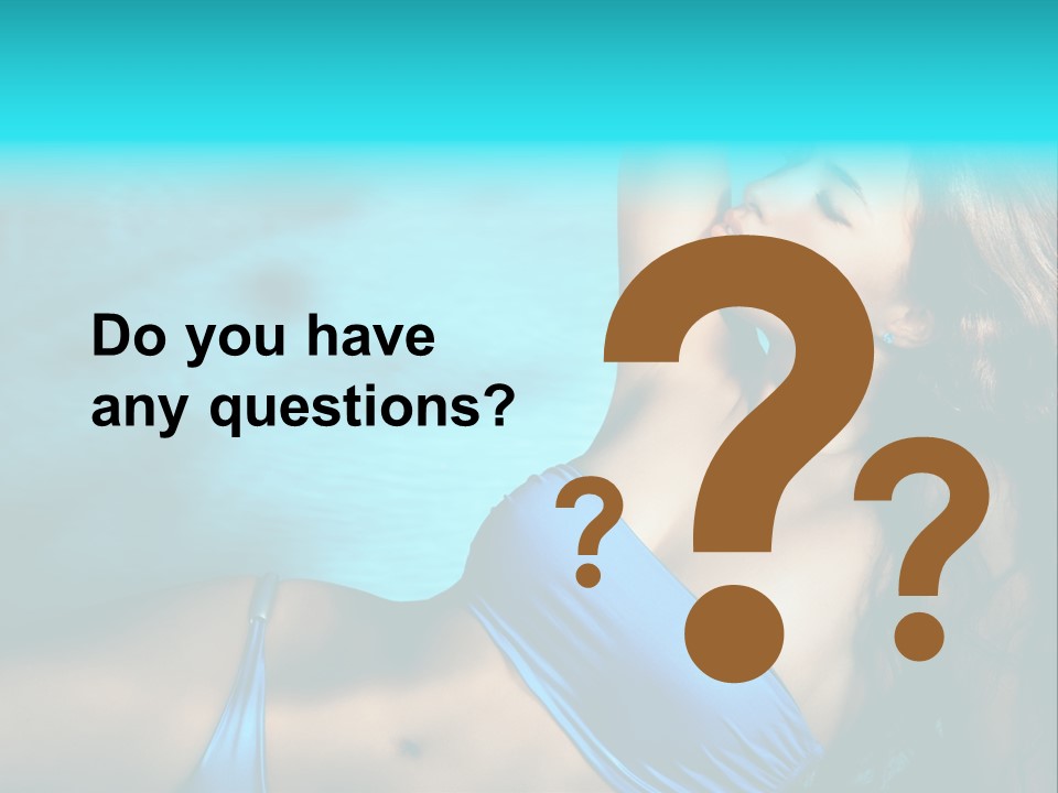 Hair Pool Lie PowerPoint Template