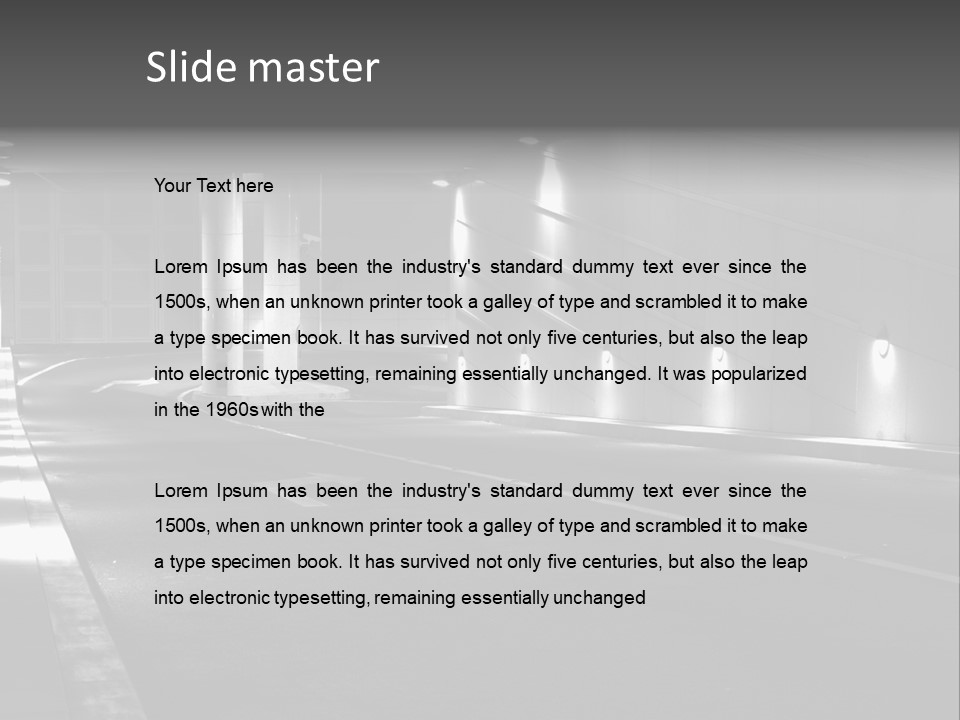 Style Shopping Underground PowerPoint Template