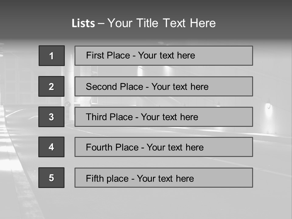 Style Shopping Underground PowerPoint Template