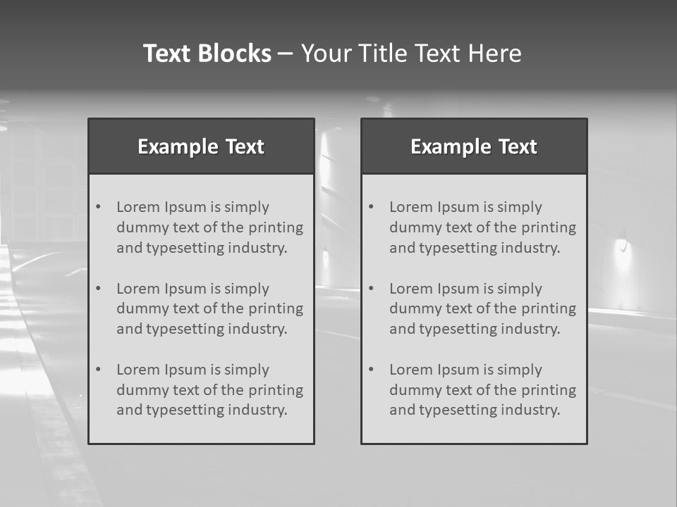Style Shopping Underground PowerPoint Template