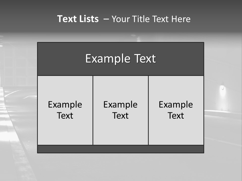 Style Shopping Underground PowerPoint Template