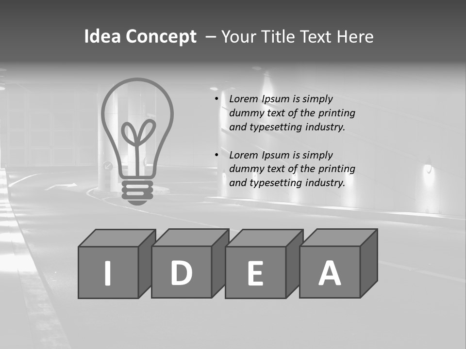 Style Shopping Underground PowerPoint Template