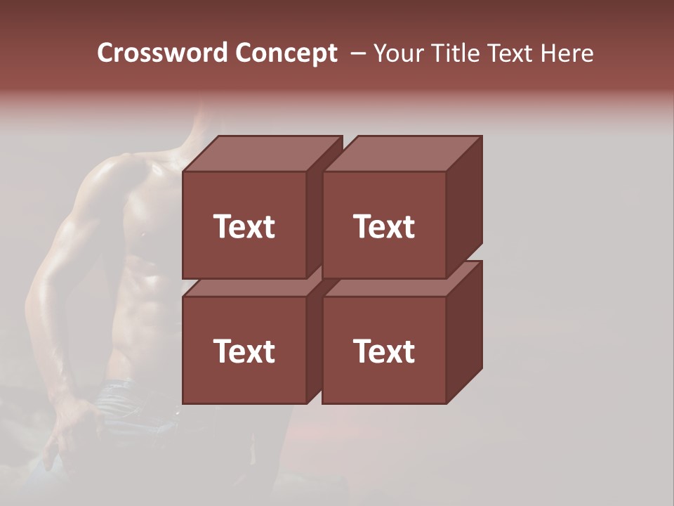 Jeans Sky Chest PowerPoint Template