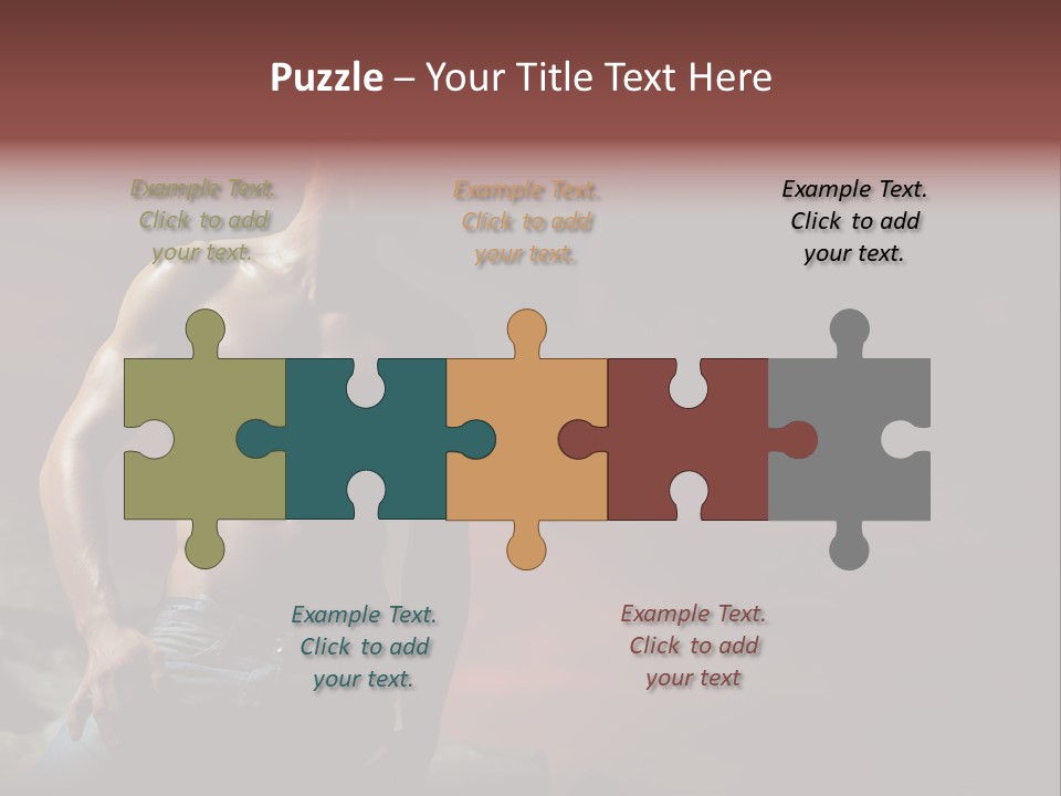 Jeans Sky Chest PowerPoint Template