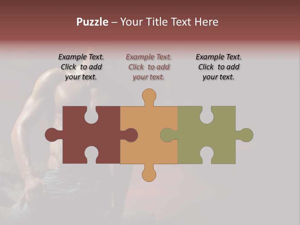 Jeans Sky Chest PowerPoint Template