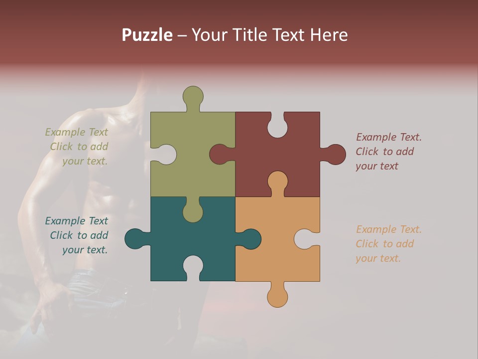 Jeans Sky Chest PowerPoint Template