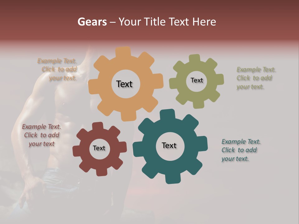 Jeans Sky Chest PowerPoint Template