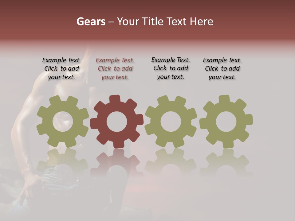 Jeans Sky Chest PowerPoint Template