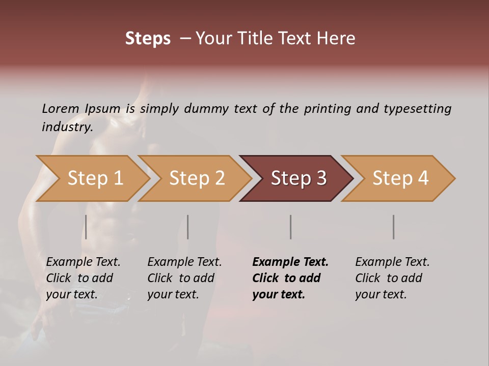 Jeans Sky Chest PowerPoint Template