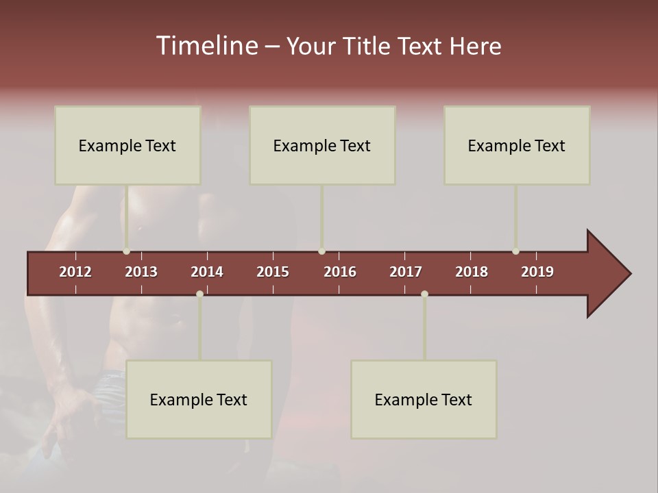 Jeans Sky Chest PowerPoint Template