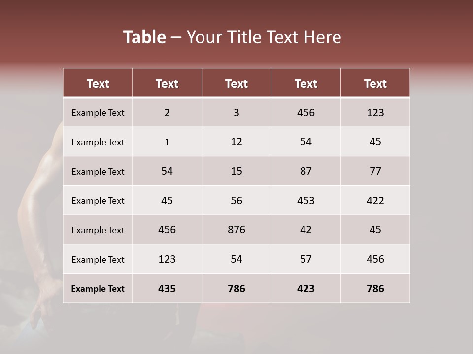 Jeans Sky Chest PowerPoint Template