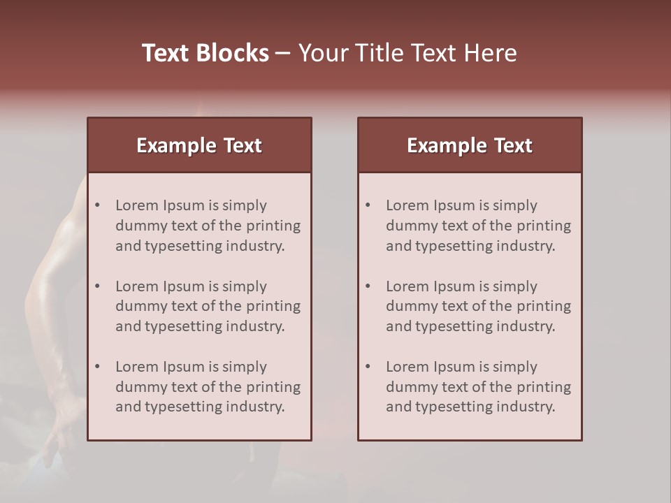 Jeans Sky Chest PowerPoint Template