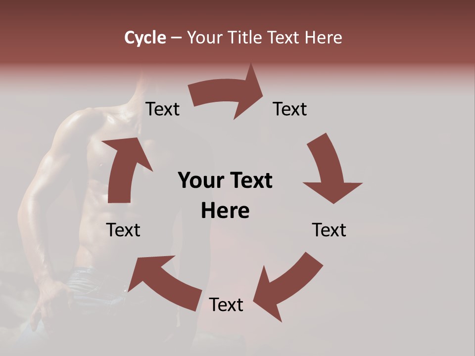 Jeans Sky Chest PowerPoint Template