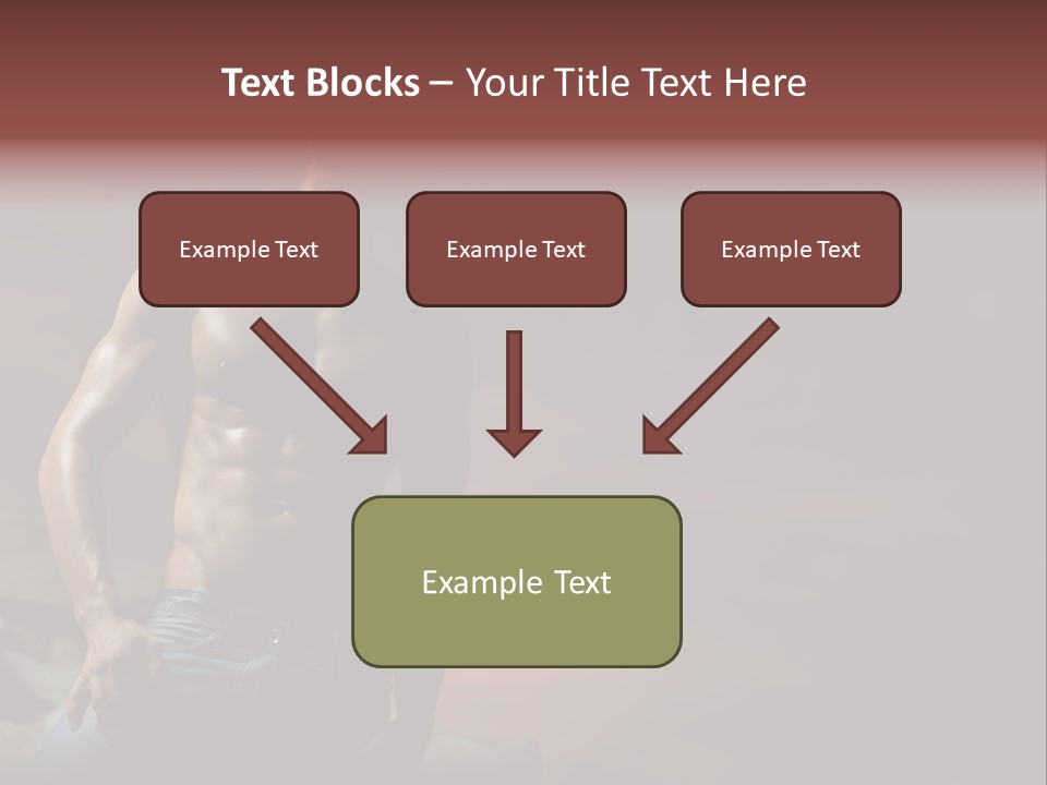 Jeans Sky Chest PowerPoint Template