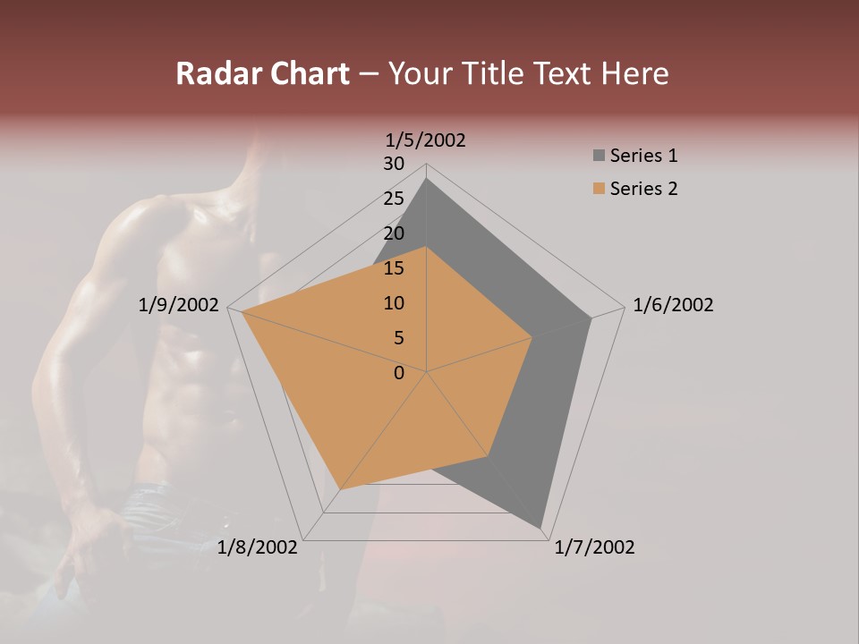 Jeans Sky Chest PowerPoint Template