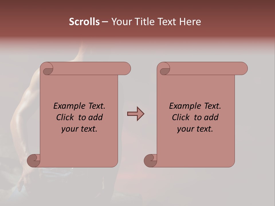 Jeans Sky Chest PowerPoint Template