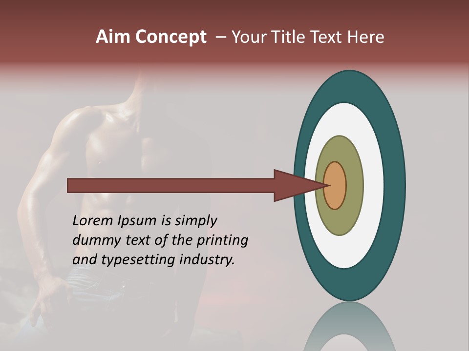 Jeans Sky Chest PowerPoint Template