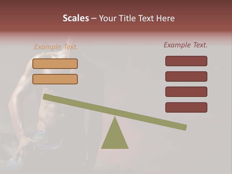Jeans Sky Chest PowerPoint Template