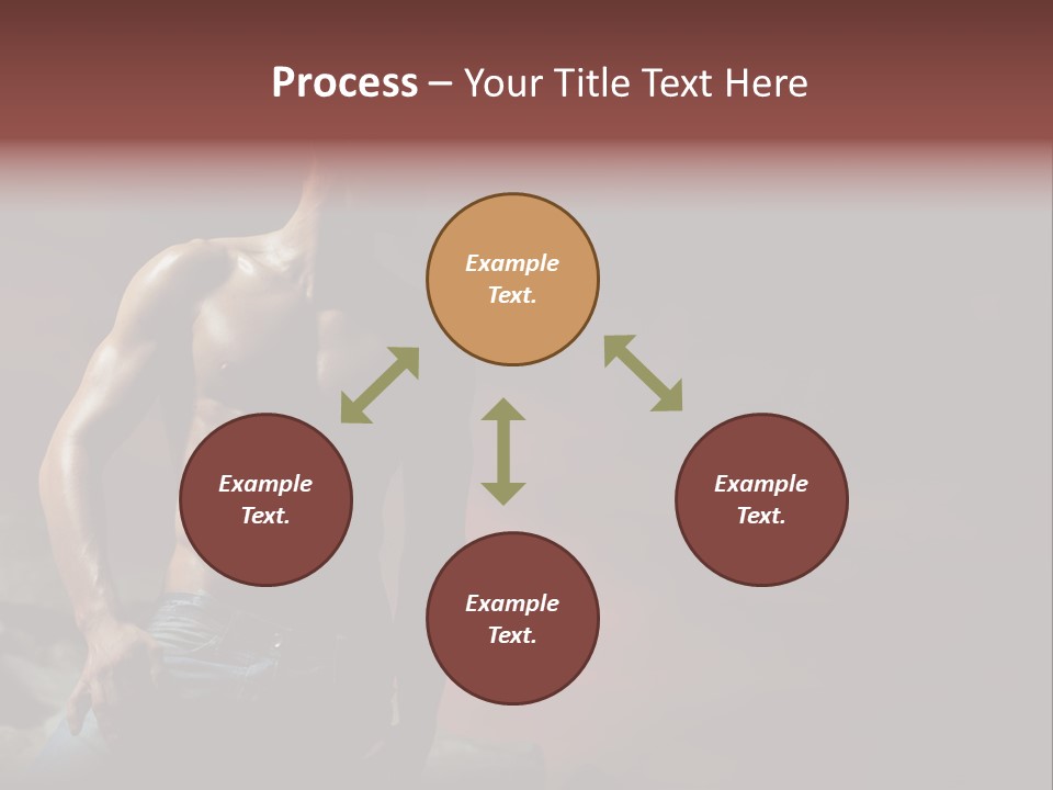 Jeans Sky Chest PowerPoint Template