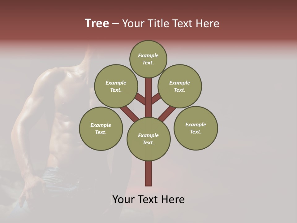 Jeans Sky Chest PowerPoint Template